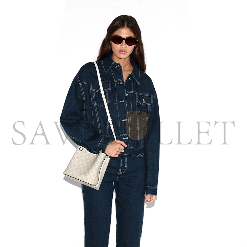 GUCCI GG EMBLEM SMALL BUCKET BAG 815118 (19*18*11cm)